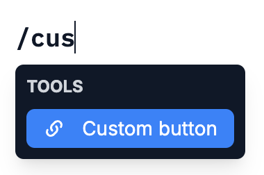 A screenshot of a new custom button